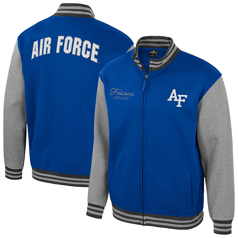 Veste universitaire entièrement zippée Ambi-Turner des Falcons de la Royal Air Force du Colosseum pour homme