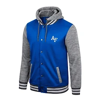 Colosseum Royal Air Force Falcons Robinson Sweat à capuche Full-Snap pour homme