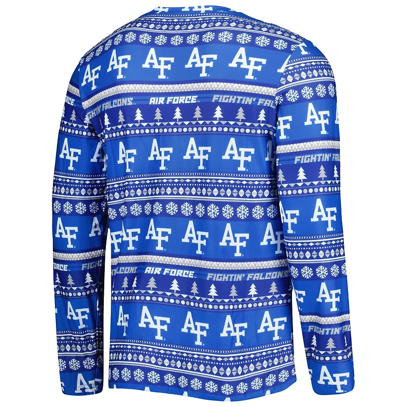 Ensemble de nuit pour homme Concepts Sport Royal Air Force Falcons Swivel avec haut à manches longues et pantalon
