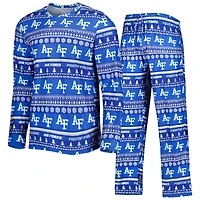 Ensemble de nuit pour homme Concepts Sport Royal Air Force Falcons Swivel avec haut à manches longues et pantalon