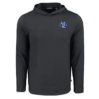 T-shirt à capuche manches longues Cutter & Buck Black Air Force Falcons Coastline Epic Comfort Eco Recycled pour homme