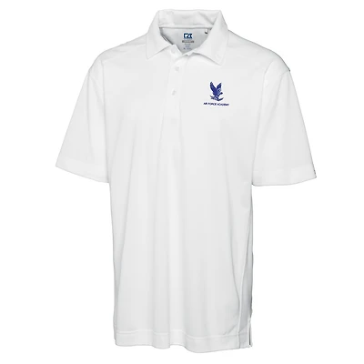 Polo DryTec Genre blanc pour homme, modèle Cutter & Buck, Air Force Falcons, grandes tailles