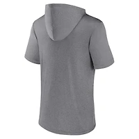 Men's Fanatics Heather Gray Air Force Falcons Modern Stack Hoodie T-Shirt