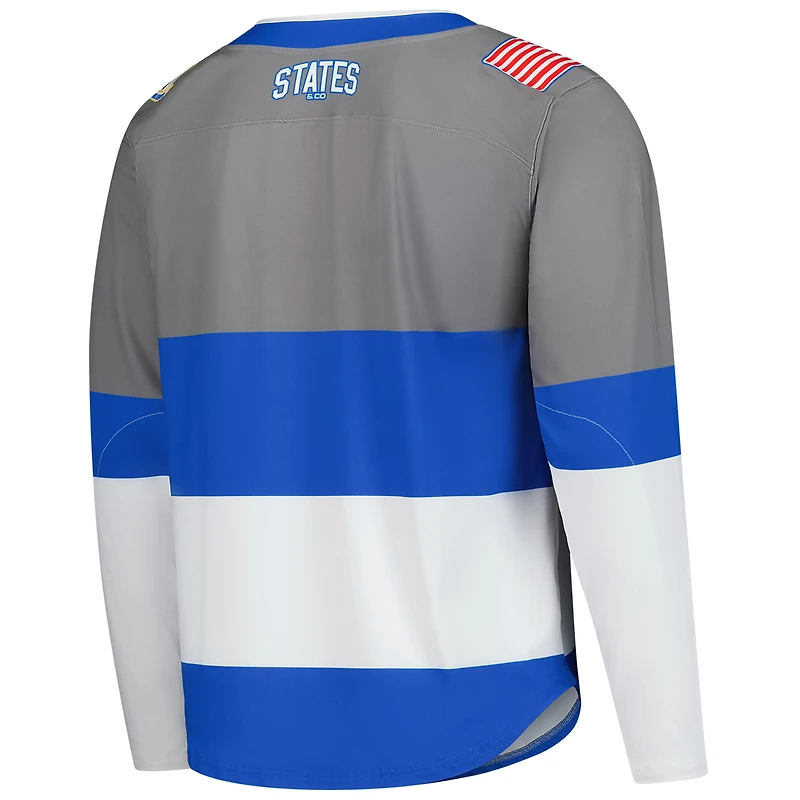 Maillot de hockey réplique gris Air Force Falcons pour homme