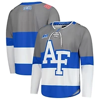 Maillot de hockey réplique gris Air Force Falcons pour homme