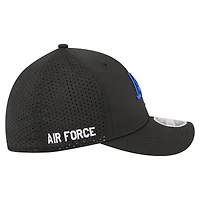 Men's New Era  Black Air Force Falcons 39THIRTY M-Crown Flex Fit Hat