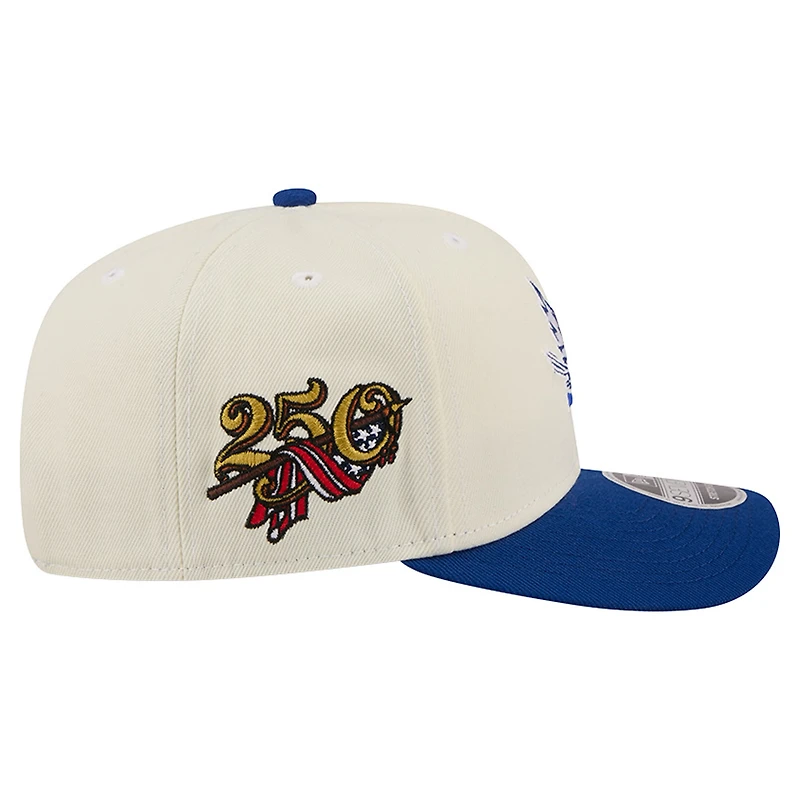 Men's New Era White/Royal Air Force Falcons America's 250th 9SEVENTY Adjustable Hat