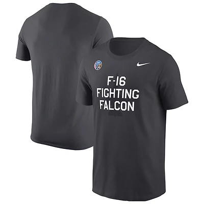 T-shirt Nike Anthracite Air Force Falcons APLS Fighting Falcon Collection Rivalry pour homme