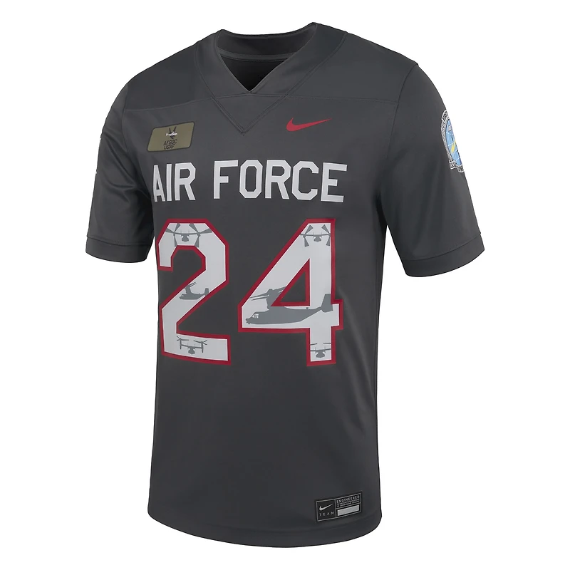 Maillot de jeu alternatif Nike Anthracite Air Force Falcons Special Operations Command pour homme