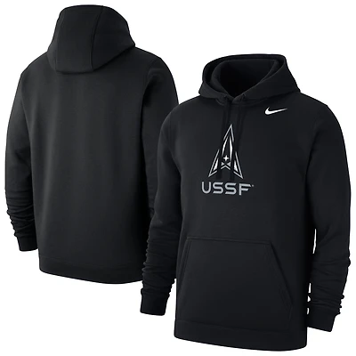 Men's Nike Black Air Force Falcons Space Rivalry Fleece Pullover Hoodie