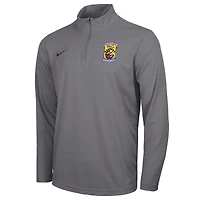Haut à enfiler quart de zip Nike Charcoal Air Force Falcons Rivalry Intensity pour homme