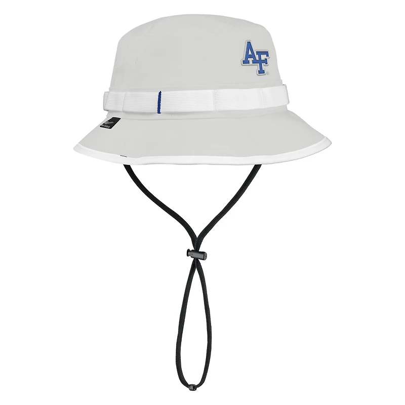 Men's Nike Gray Air Force Falcons 2025 On-Field Boonie Performance Bucket Hat