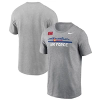 T-shirt Nike gris Air Force Falcons APLS Fighting Falcon Collection Rivalry pour homme