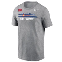 Men's Nike Gray Air Force Falcons APLS Fighting Falcon Collection Rivalry T-Shirt