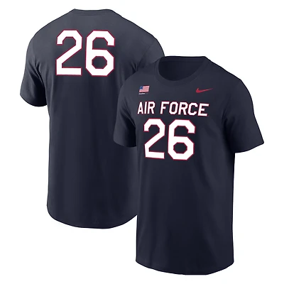 T-shirt Nike Air Force Falcons Freedom 250 pour homme, bleu marine