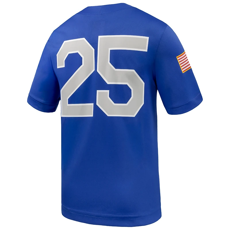 Men's Nike #25 Royal Air Force Falcons Game Football Jersey
