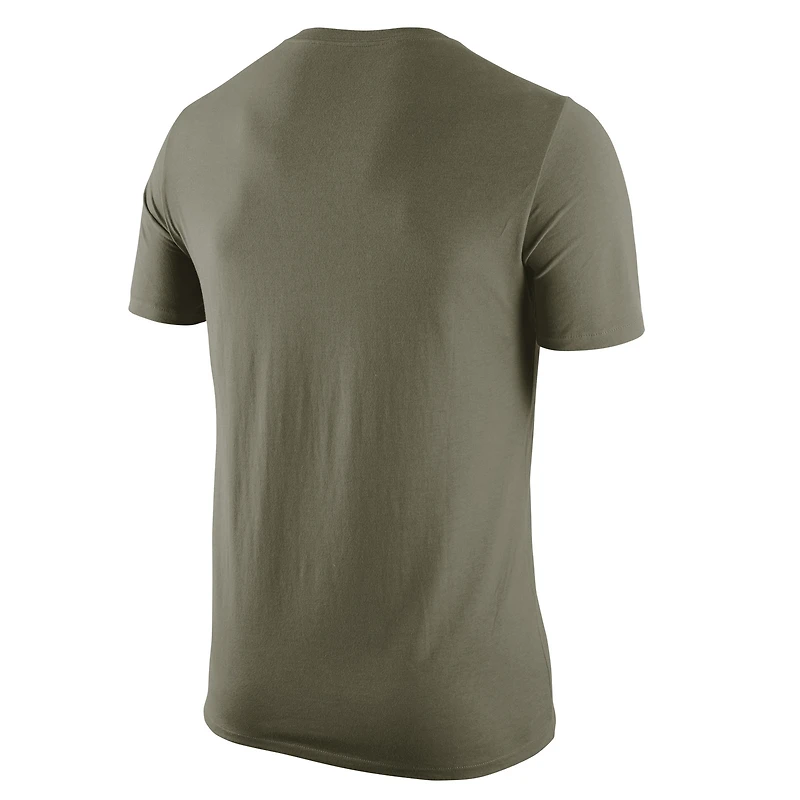 Men's Nike Olive Air Force Falcons APLS Fighting Falcon Collection Rivalry T-Shirt