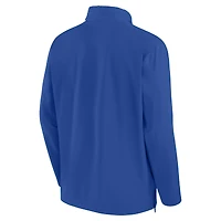 Men's Nike Royal Air Force Falcons 2024 Sideline Coach Quarter-Zip Hoodie Jacket