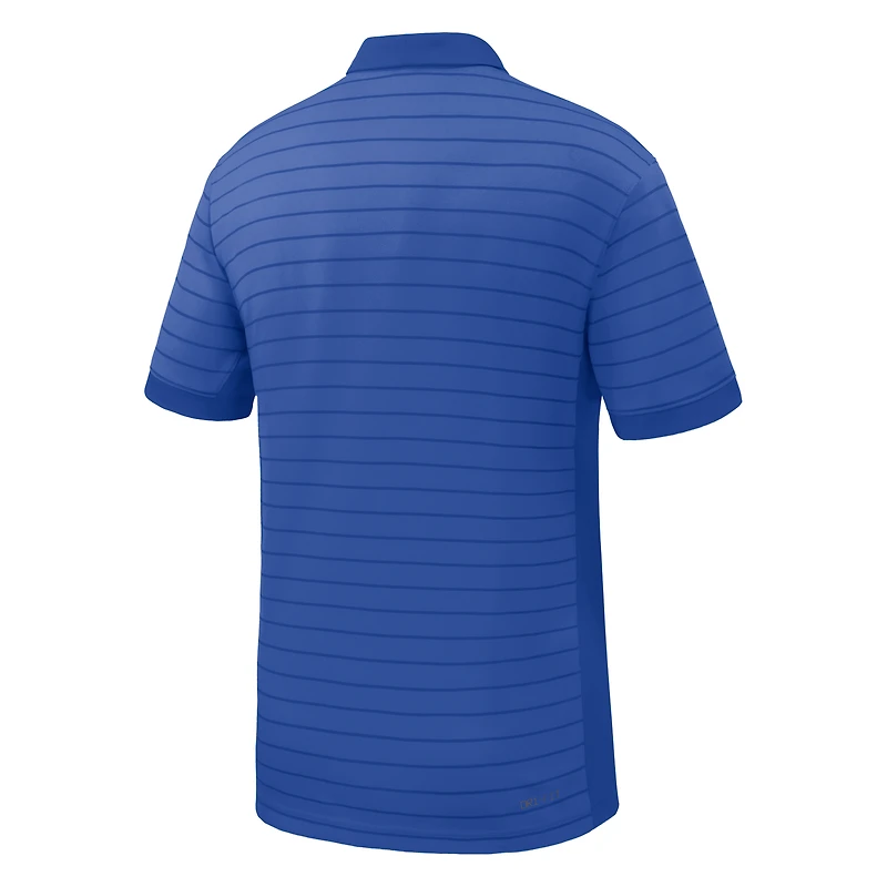 Polo Nike Royal Air Force Falcons 2025 Performance pour homme, coupe en début de saison, avec rayures Victory Sideline