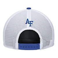 Men's Nike Royal Air Force Falcons 2025 On-Field Rise Trucker Performance Adjustable Hat