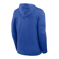 T-shirt à capuche et manches longues Nike Royal Air Force Falcons 2025 Sideline Dri-FIT pour homme