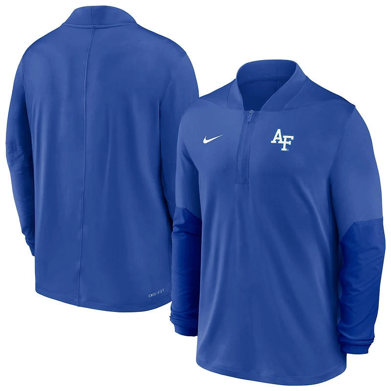 Pull demi-zippé Nike Royal Air Force Falcons Dri-FIT pour homme