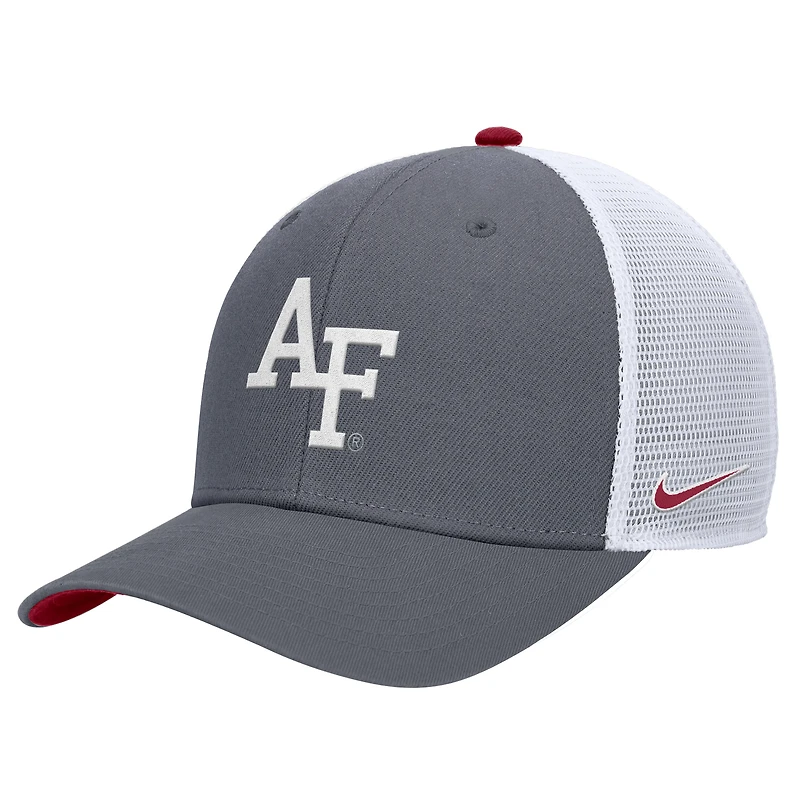 Casquette ajustable Nike Silver Air Force Falcons Rivalry Rise pour homme