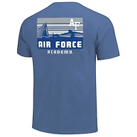 T-shirt rayé pour homme Royal Air Force Falcons Campus Skyline