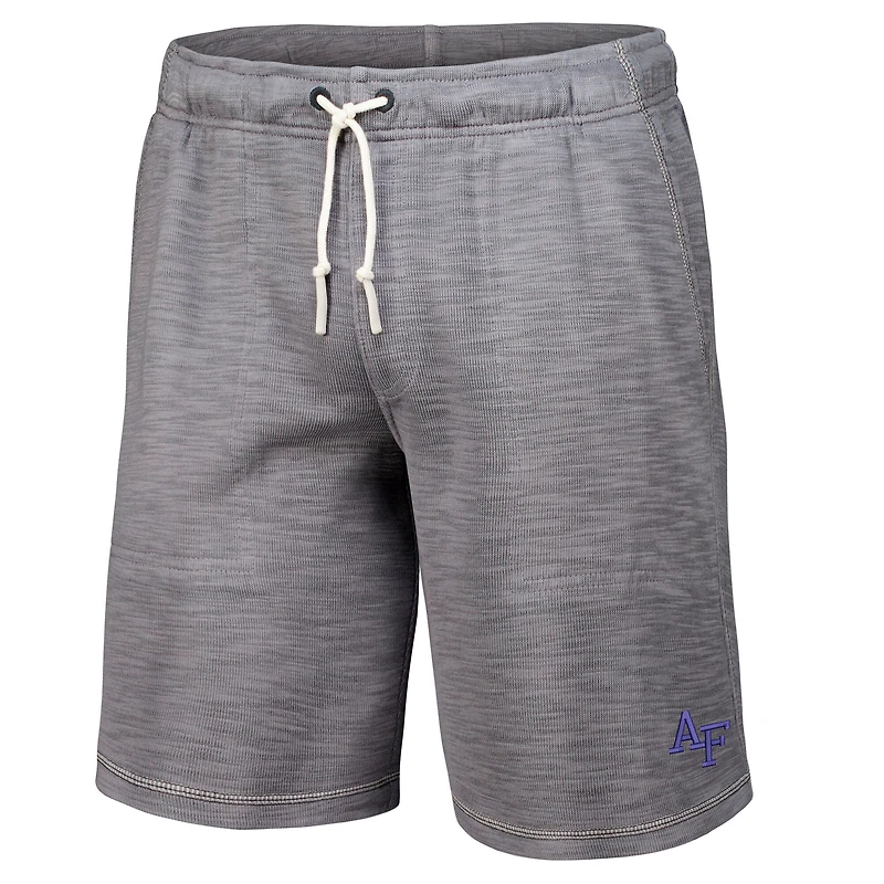 Short Tommy Bahama gris Air Force Falcons Tobago Bay Tri-Blend pour hommes