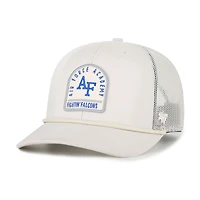 Casquette de camionneur ajustable unisexe « 47 Cream Air Force Falcons Core & Inline Gravestone »