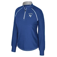 Haut raglan Colosseum Royal Air Force Falcons Bikram à fermeture éclair quart de tour pour femme