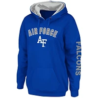 Women's Colosseum Royal Air Force Falcons Loud and Proud Pullover Hoodie