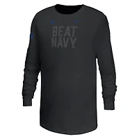 T-shirt à manches longues Nike Air Force Falcons APLS Fighting Falcon noir pour jeune