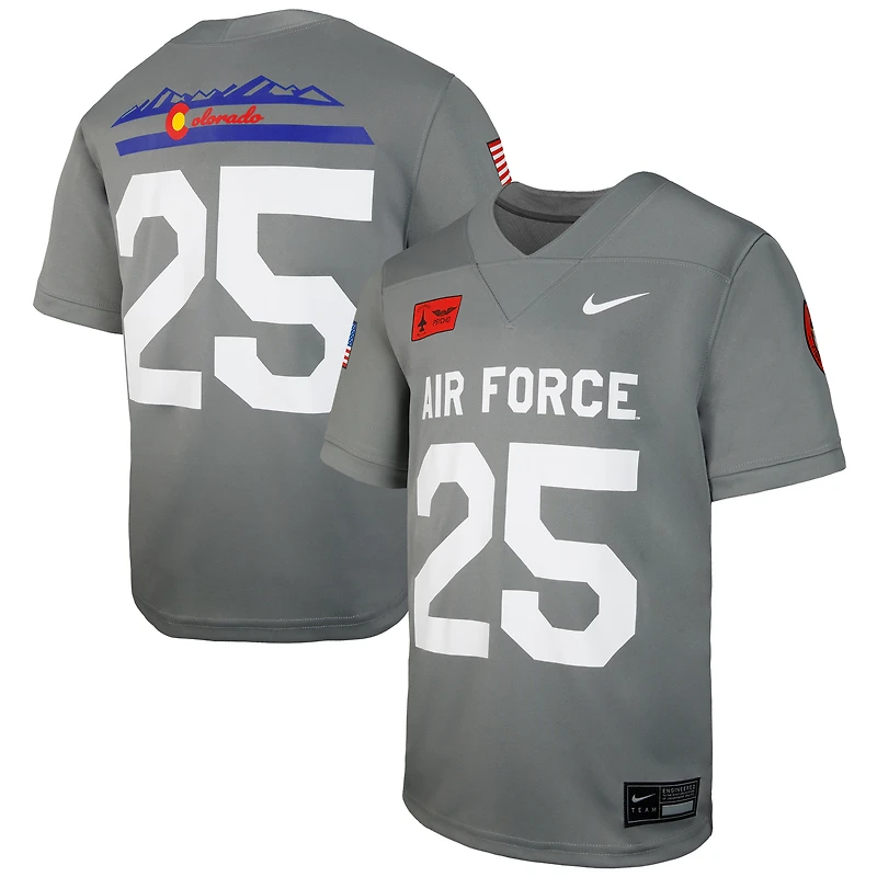 Youth Nike #25 Royal Air Force Falcons Untouchable Replica Game Jersey