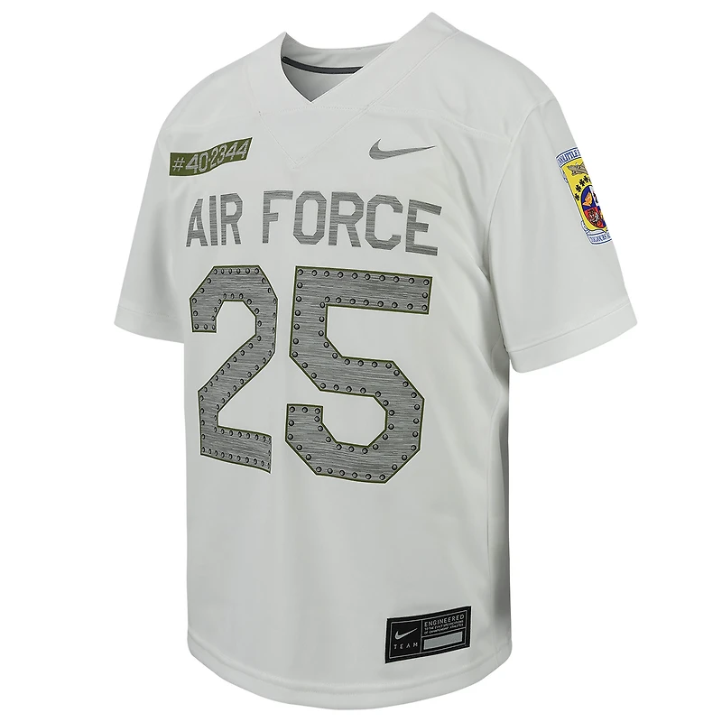 Maillot de match football Nike # Blanc Air Force Falcons pour jeunes
