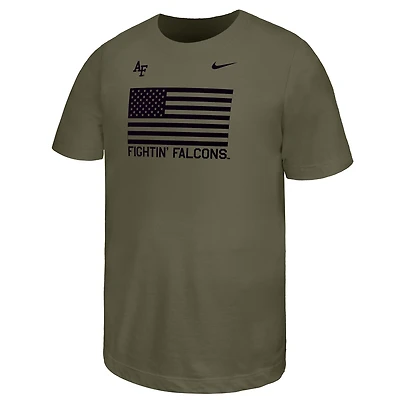 Youth Nike  Olive Air Force Falcons APLS Fighting Falcon Collection Core T-Shirt