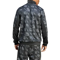 Haut de survêtement entièrement zippé adidas Ajax Lifestyle pour hommes noir