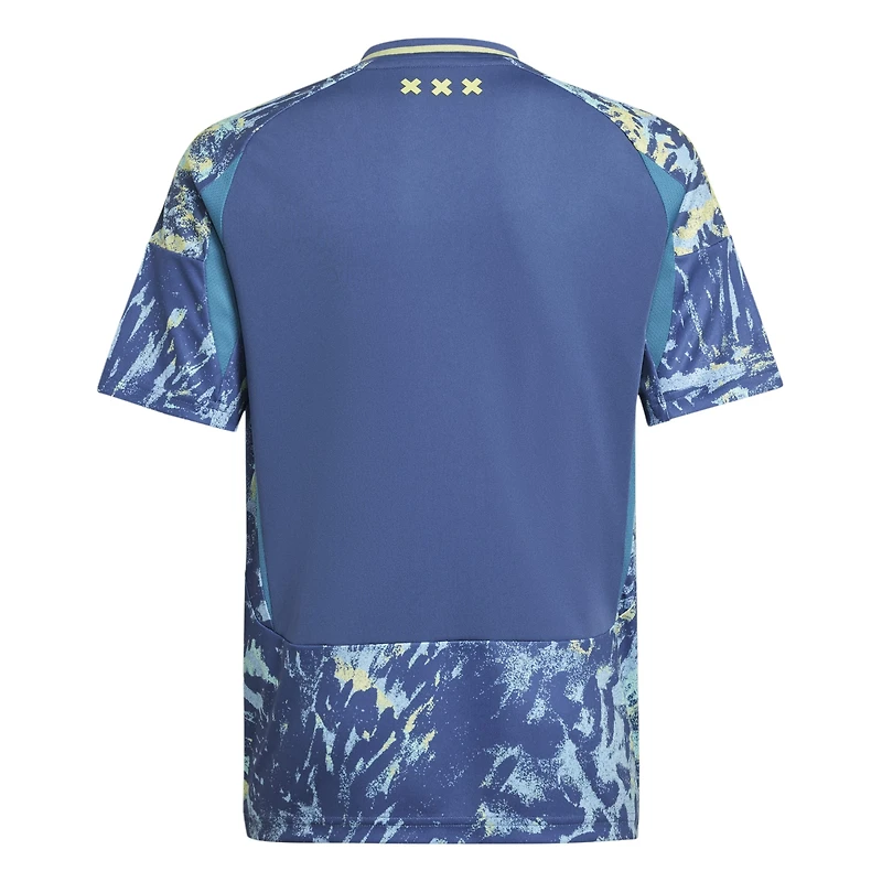 Maillot adidas bleu Ajax 2024/25 extérieur réplique pour enfant