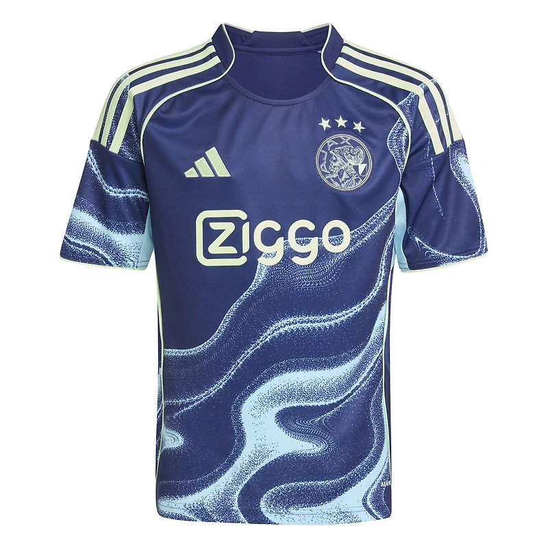 Youth adidas Navy Ajax 2025/26 Away Replica Jersey