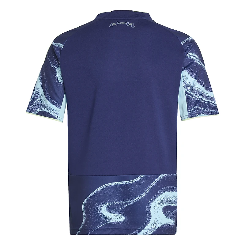 Youth adidas Navy Ajax 2025/26 Away Replica Jersey