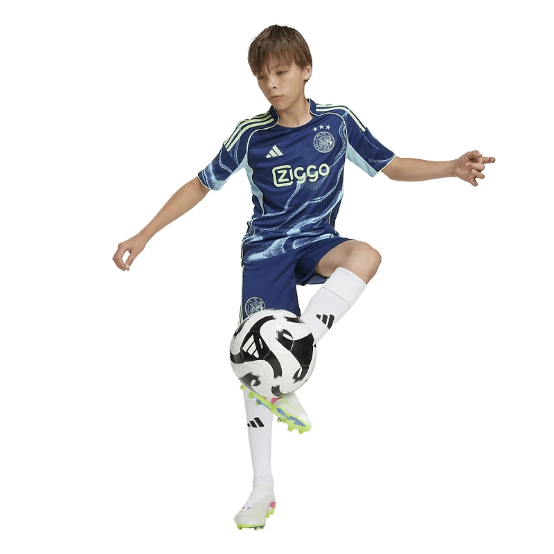 Youth adidas Navy Ajax 2025/26 Away Replica Jersey