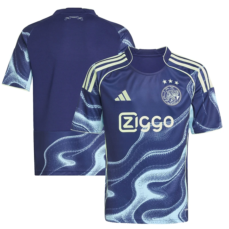 Youth adidas Navy Ajax 2025/26 Away Replica Jersey