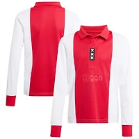 Maillot à manches longues adidas Originals blanc pour jeune, réplique du 125e anniversaire de l'Ajax