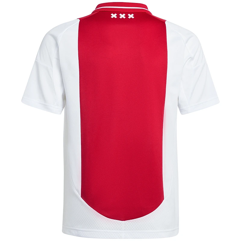 Maillot réplique à domicile adidas Ajax 2024/25 blanc pour jeunes