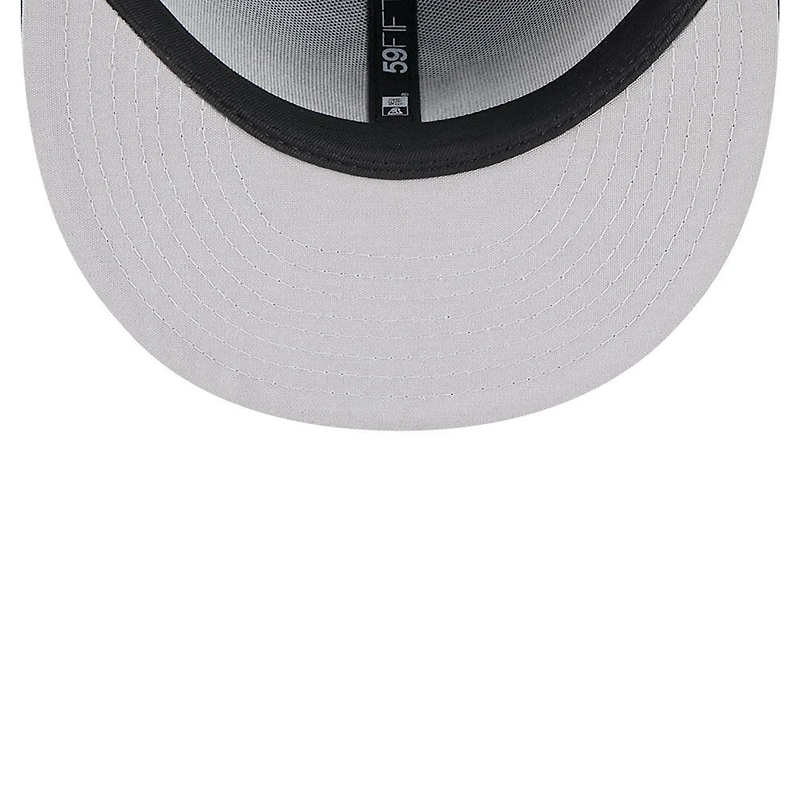 Casquette ajustée 59FIFTY Akron RubberDucks noire New Era pour homme