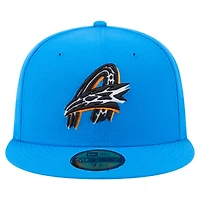 Casquette ajustée Akron RubberDucks Authentic Collection 59FIFTY bleue New Era pour homme
