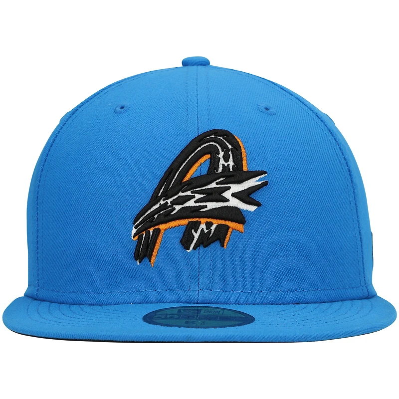 Men's New Era Royal Akron RubberDucks Authentic Collection Team Alternate 59FIFTY Fitted Hat