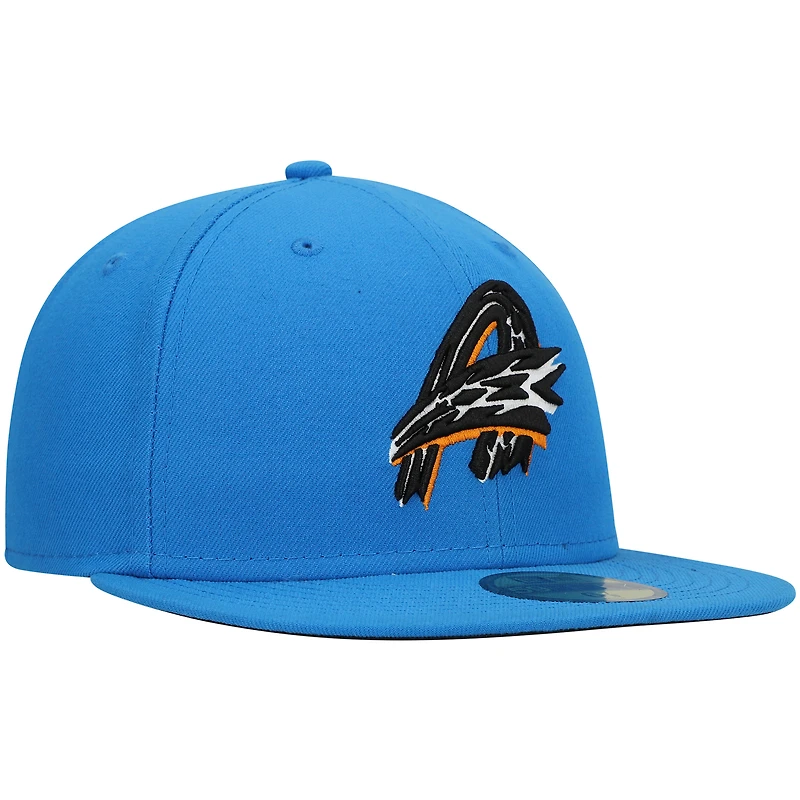 Men's New Era Royal Akron RubberDucks Authentic Collection Team Alternate 59FIFTY Fitted Hat