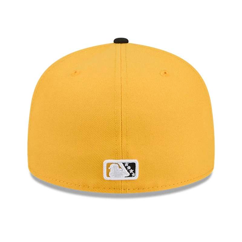 Casquette ajustée New Era 59FIFTY jaune/noire Akron RubberDucks 2026 Copa De La Diversion pour homme