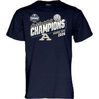 T-shirt unisexe bleu marine 84 Akron Zips, champions du tournoi de basketball masculin MAC 2026
